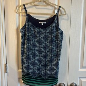 CAbi Border stripe cami style #107 Size M adjustable straps